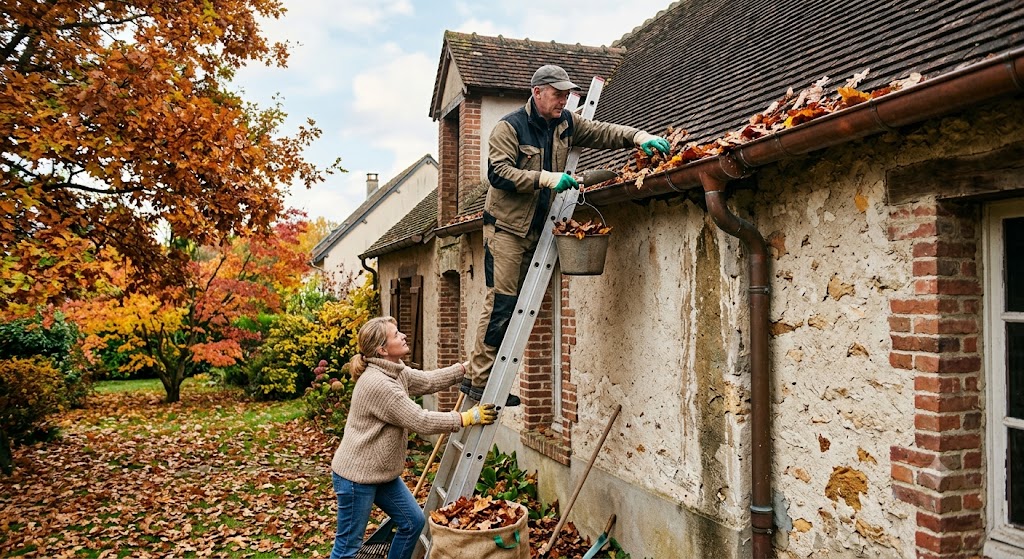 Nettoyage gouttières